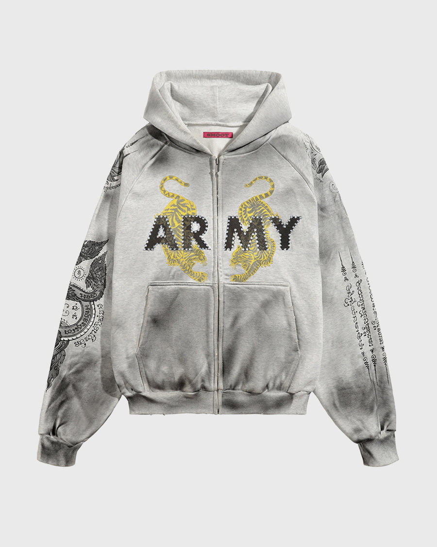 Studded Army Sak Yon Zip-up (G)