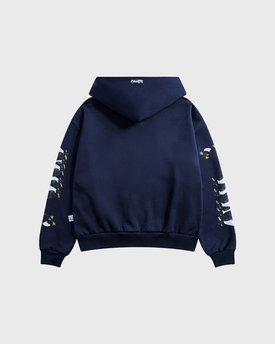 Penguin Zip-up Navy (G)