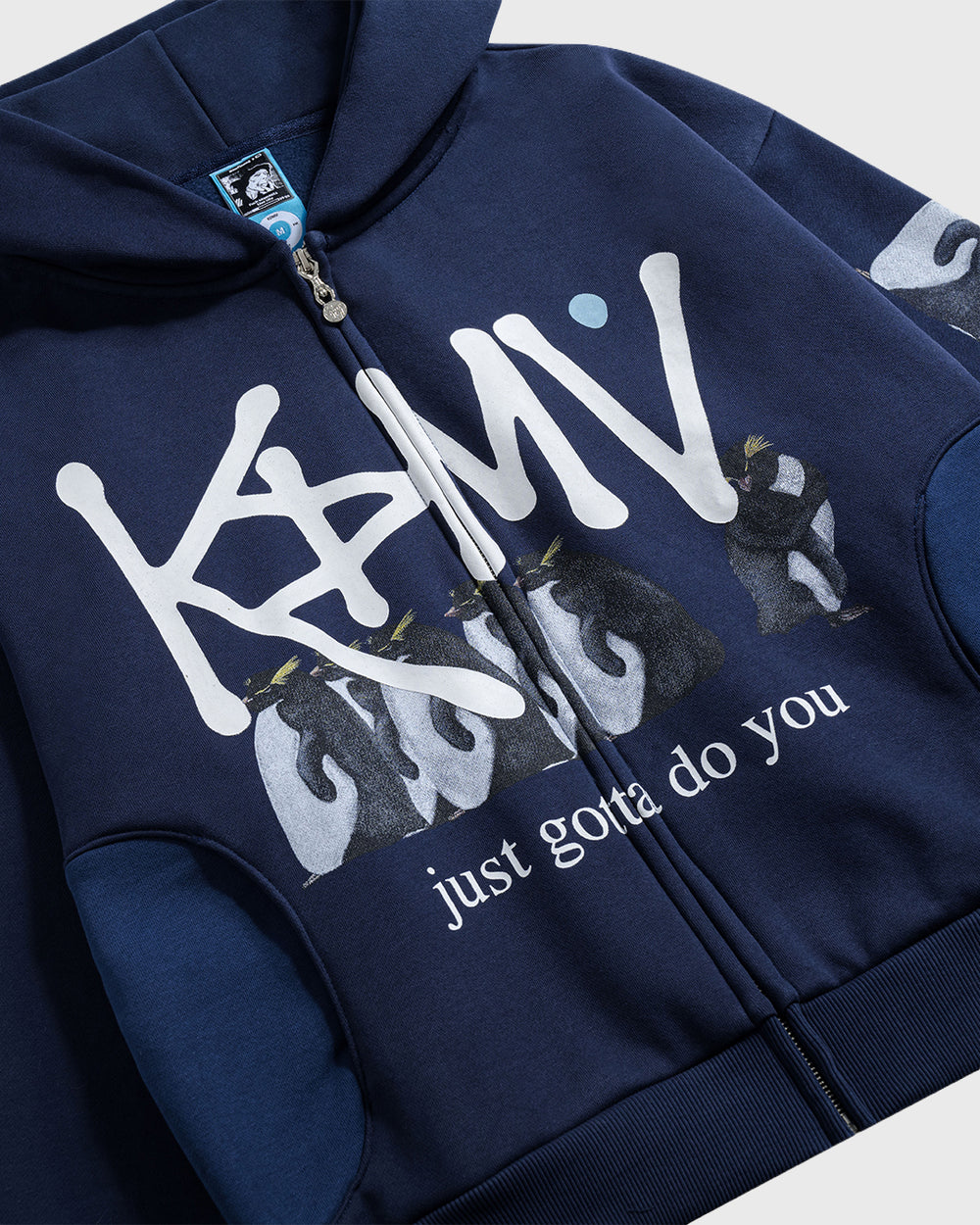 Penguin Zip-up Navy (G)