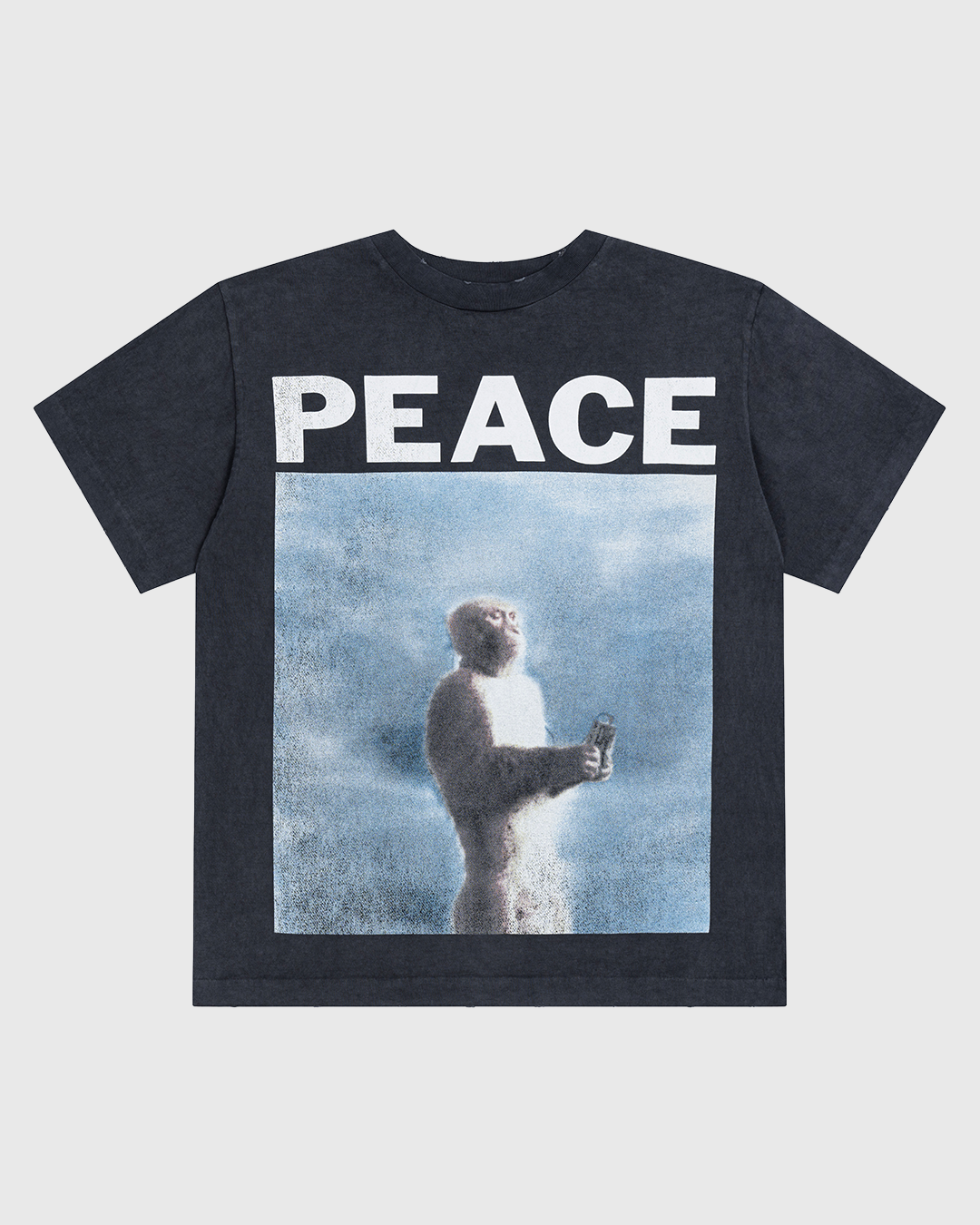 Monkey at Peace Black (G)