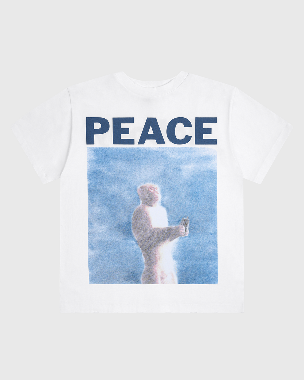 Monkey at Peace Off-White (G)