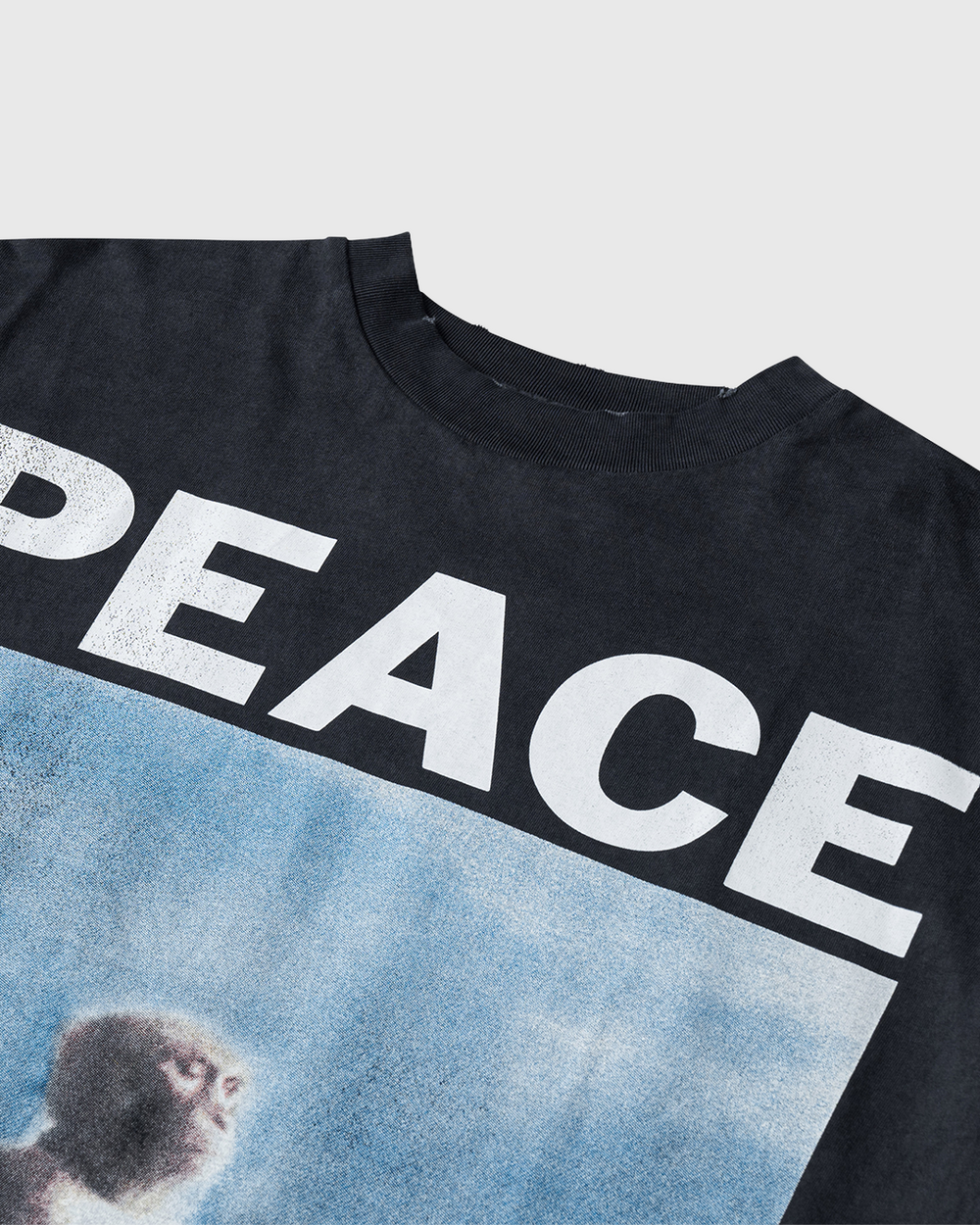 Monkey at Peace Black (G)