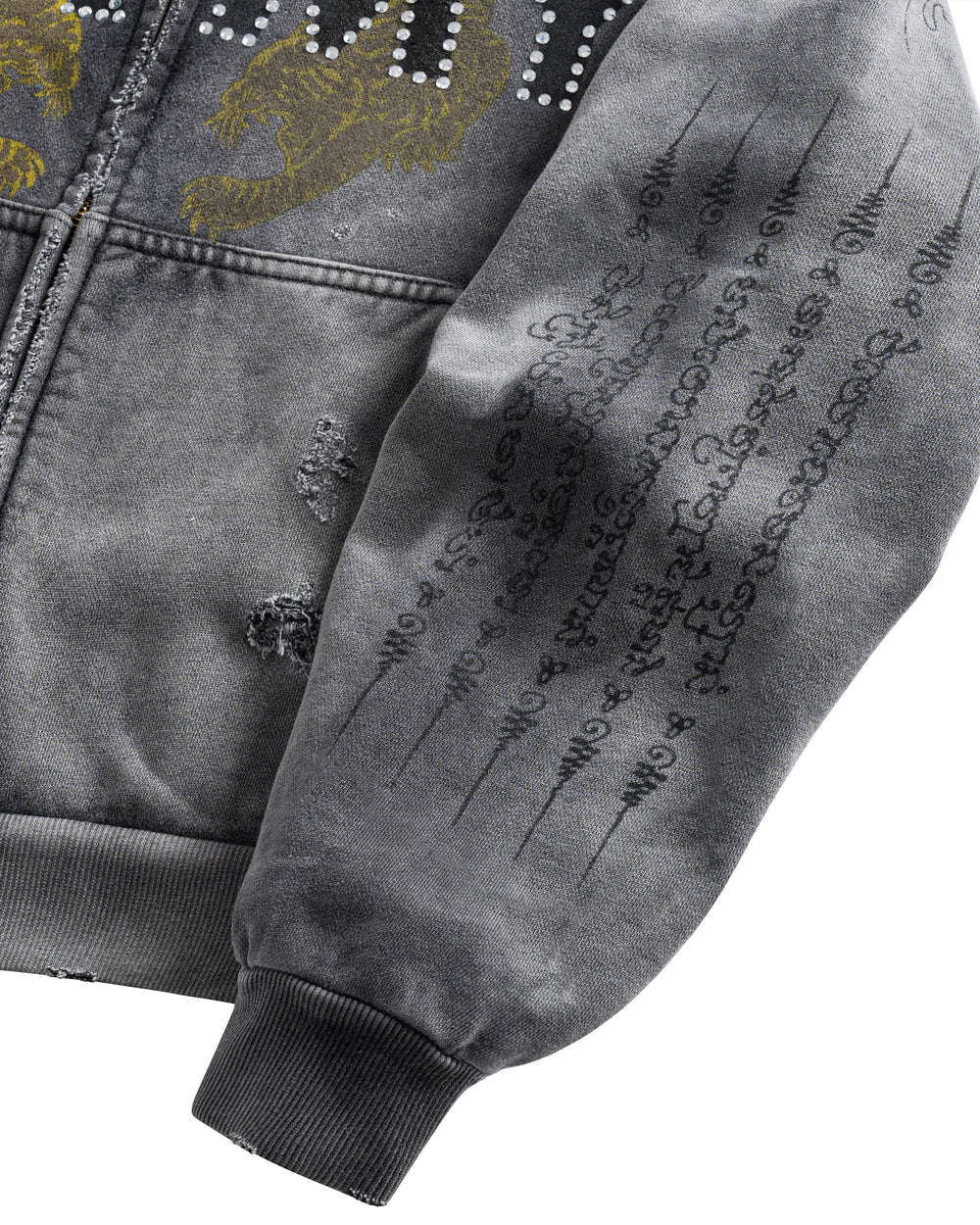 Army Sak Yon Zip-Up Charcoal (G)