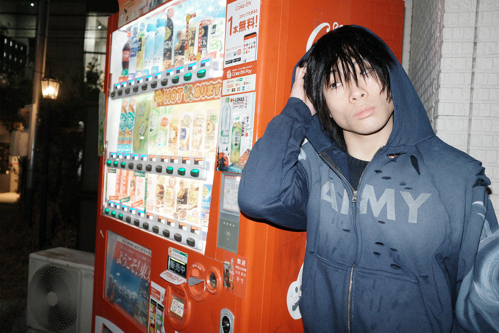 Shoot Navy Army Zip-up (G)