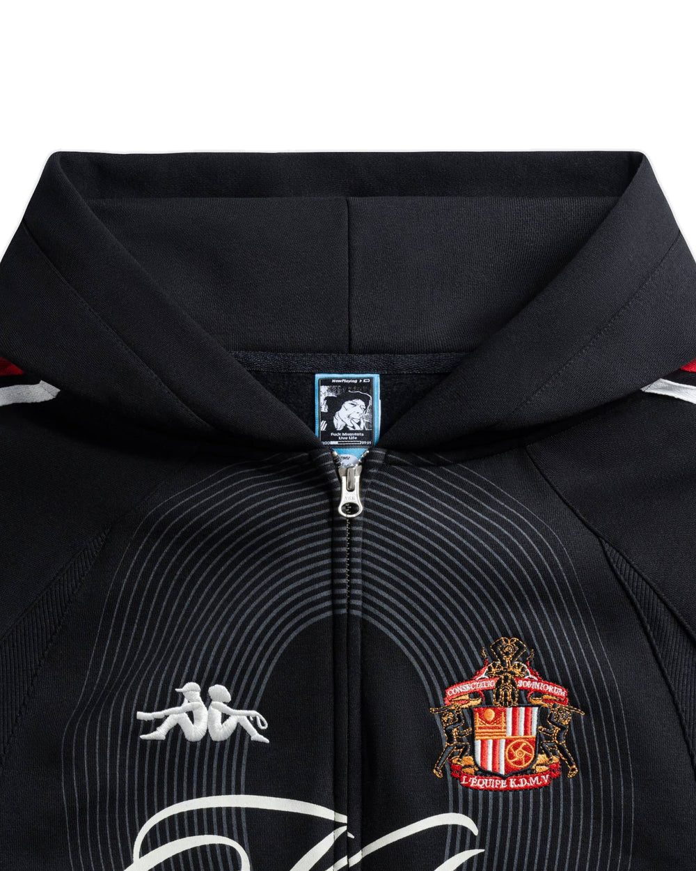 Equipe Zipup Black — hood and zip