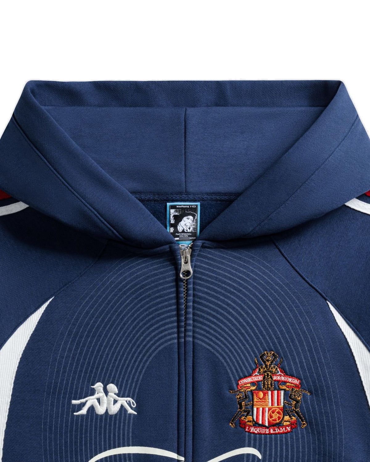 Equipe Zipup Navy — hood and zip