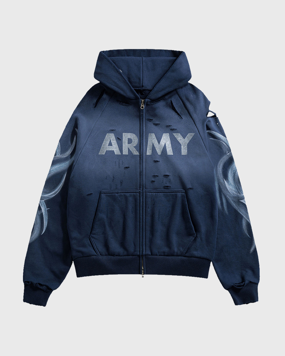 Shoot Navy Army Zip-up (G)