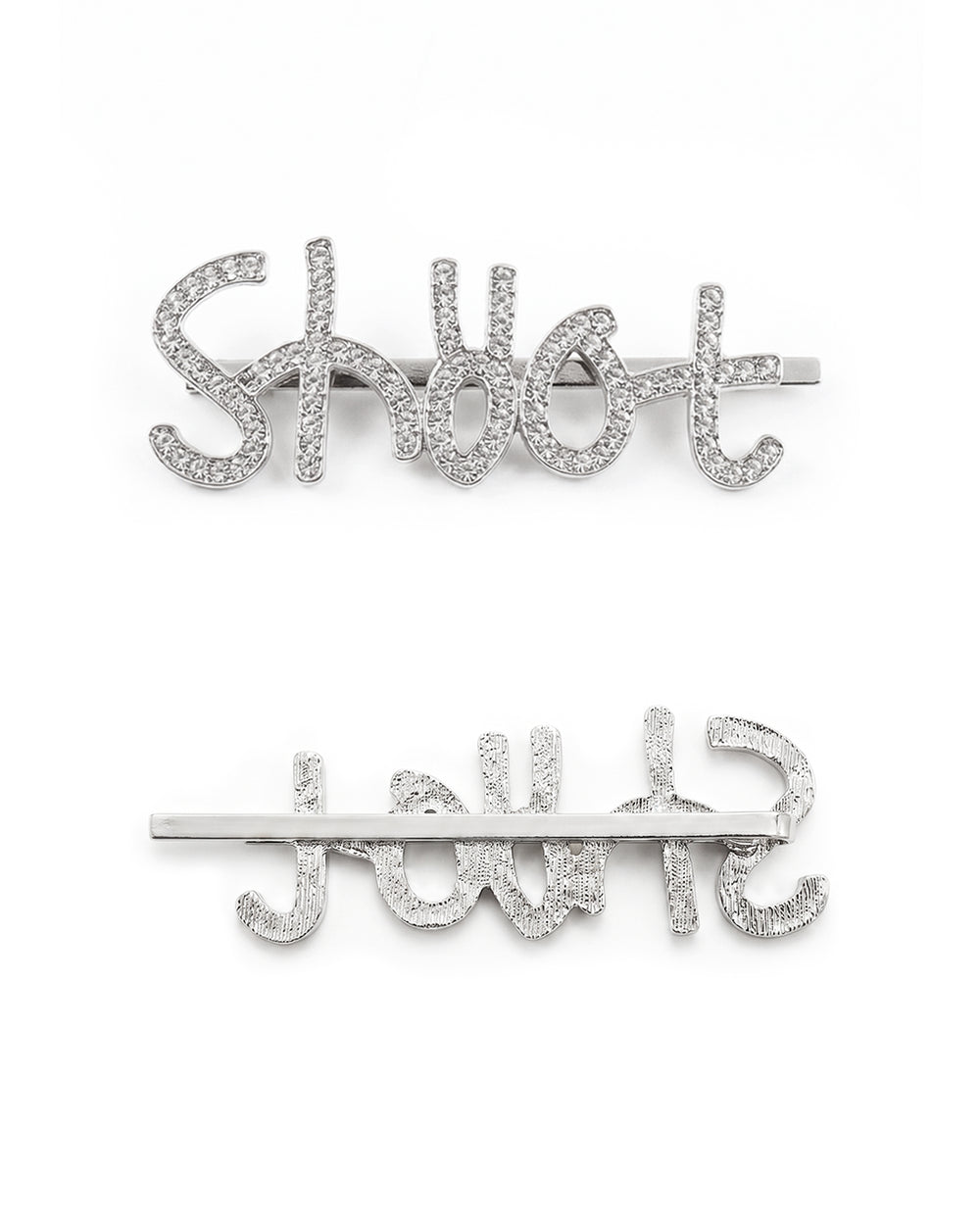 SHOOT Crystal Hairclips